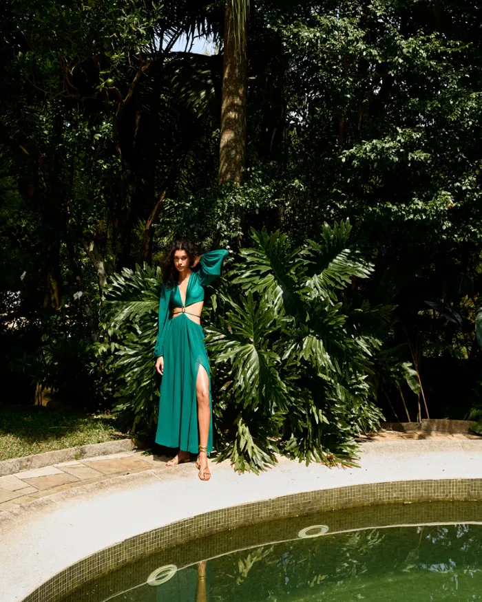 Women Beach Dresses PatBO PISCINA CUTOUT MAXI DRESS FINAL SALE Galapagos