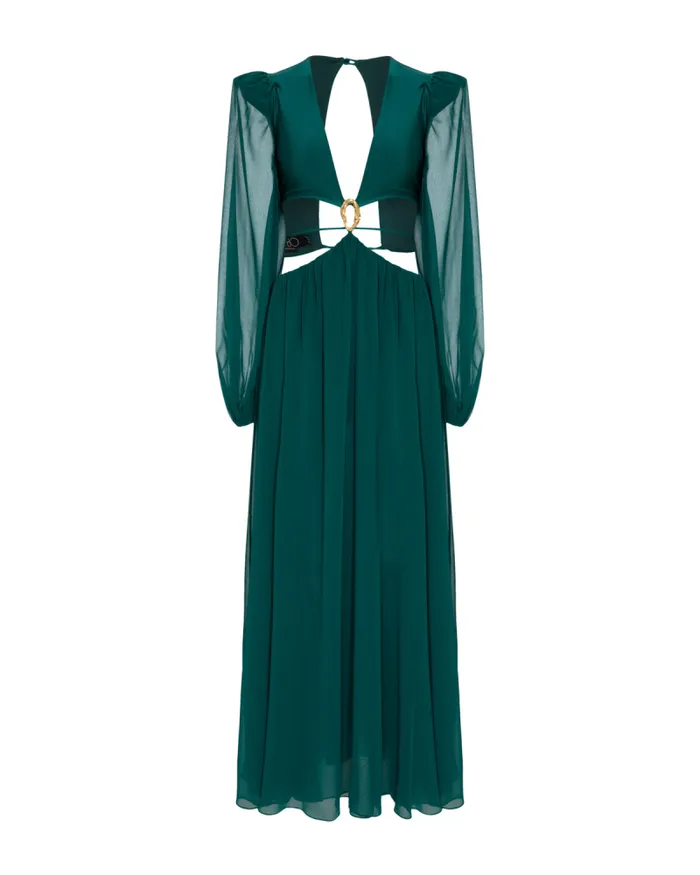 Women Beach Dresses PatBO PISCINA CUTOUT MAXI DRESS FINAL SALE Galapagos