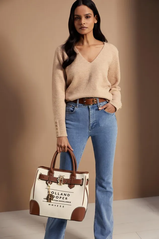 Women Berkeley VNeck Knit Camel Holland Cooper Knitwear Women Berkeley VNeck Knit Camel Holland Cooper Knitwear