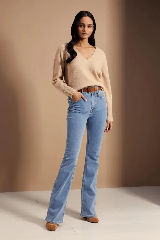Women Berkeley VNeck Knit Camel Holland Cooper Knitwear Women Berkeley VNeck Knit Camel Holland Cooper Knitwear