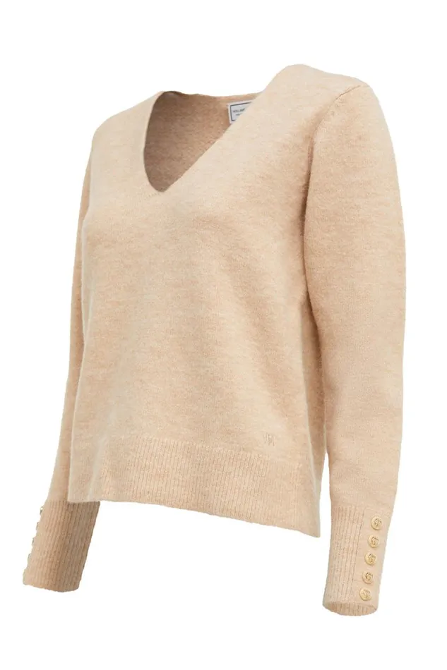 Women Berkeley VNeck Knit Camel Holland Cooper Knitwear Women Berkeley VNeck Knit Camel Holland Cooper Knitwear