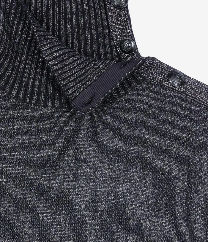 Women Black Wool And Cashmere Sweater THE KOOPLES Sweaters