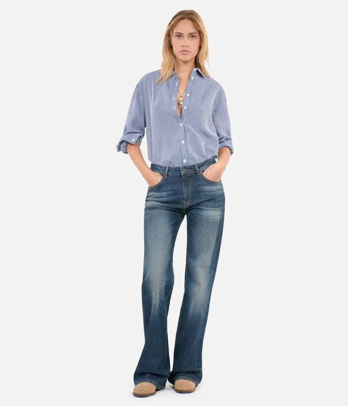 Women Blue Flare Jeans THE KOOPLES Jeans and Pants