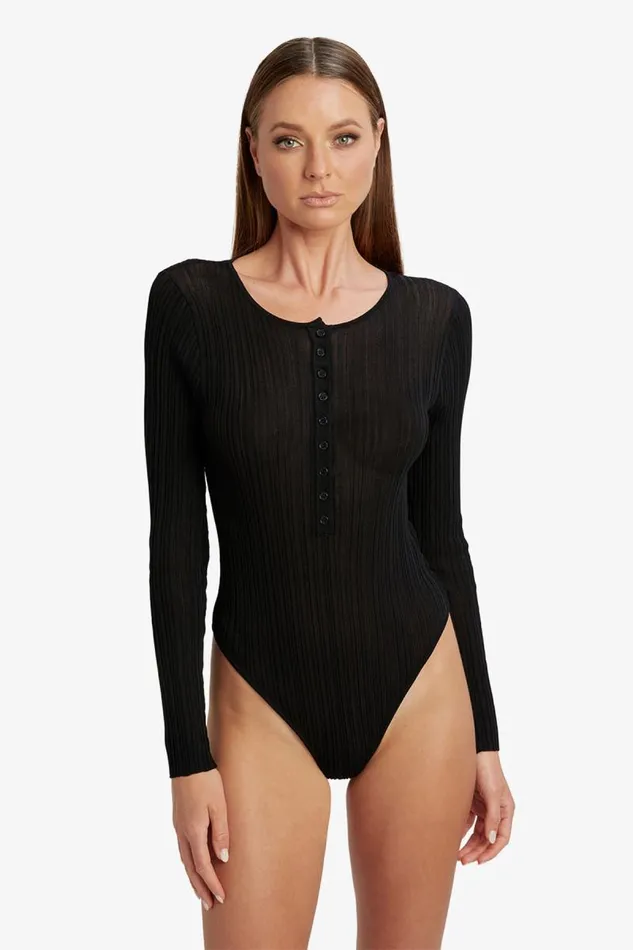 Women Bodysuits Bardot Bryson Bodysuit In Black Black Women Bodysuits Bardot Bryson Bodysuit In Black Black