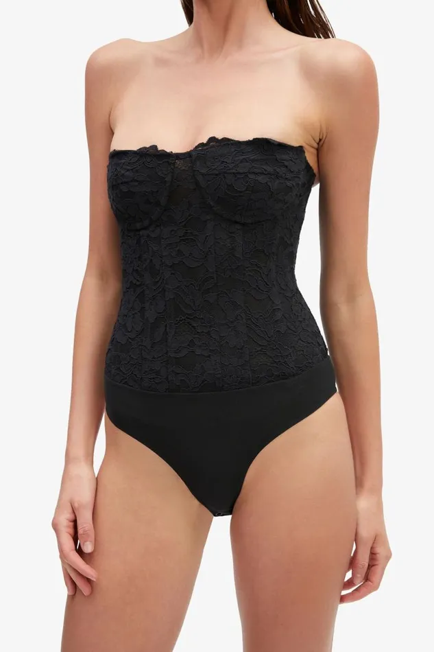 Women Bodysuits Bardot Oskar Bodysuit In Black Black Women Bodysuits Bardot Oskar Bodysuit In Black Black