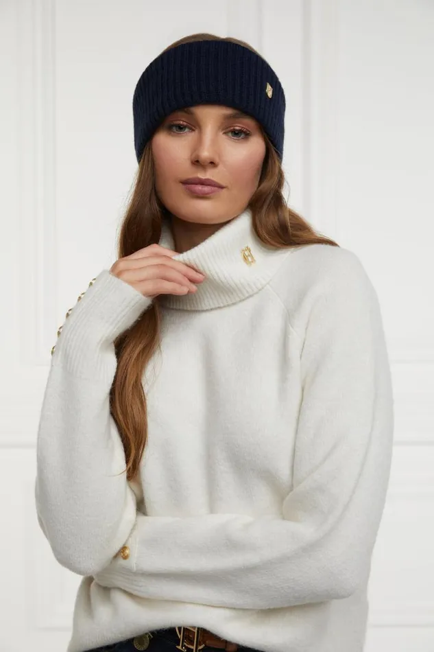 Women Burghley Headband Ink Navy Holland Cooper Hats and Headbands Women Burghley Headband Ink Navy Holland Cooper Hats and Headbands