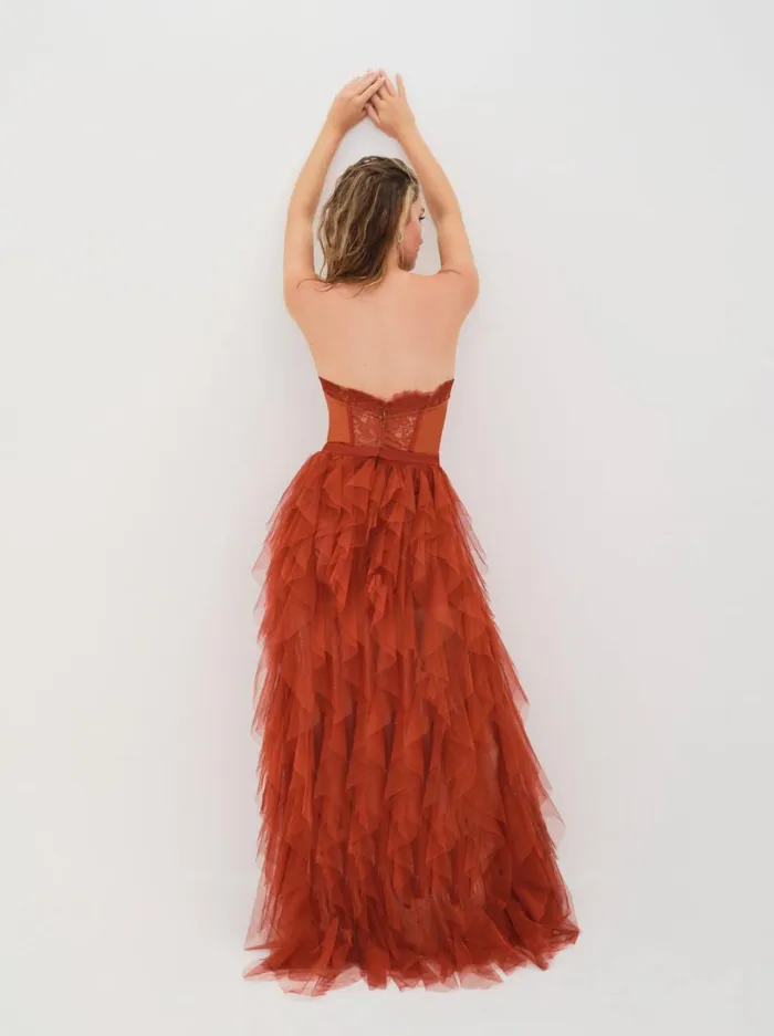 Women Bustier Gown Neutral For Love and Lemons Dresses Women Bustier Gown Neutral For Love and Lemons Dresses