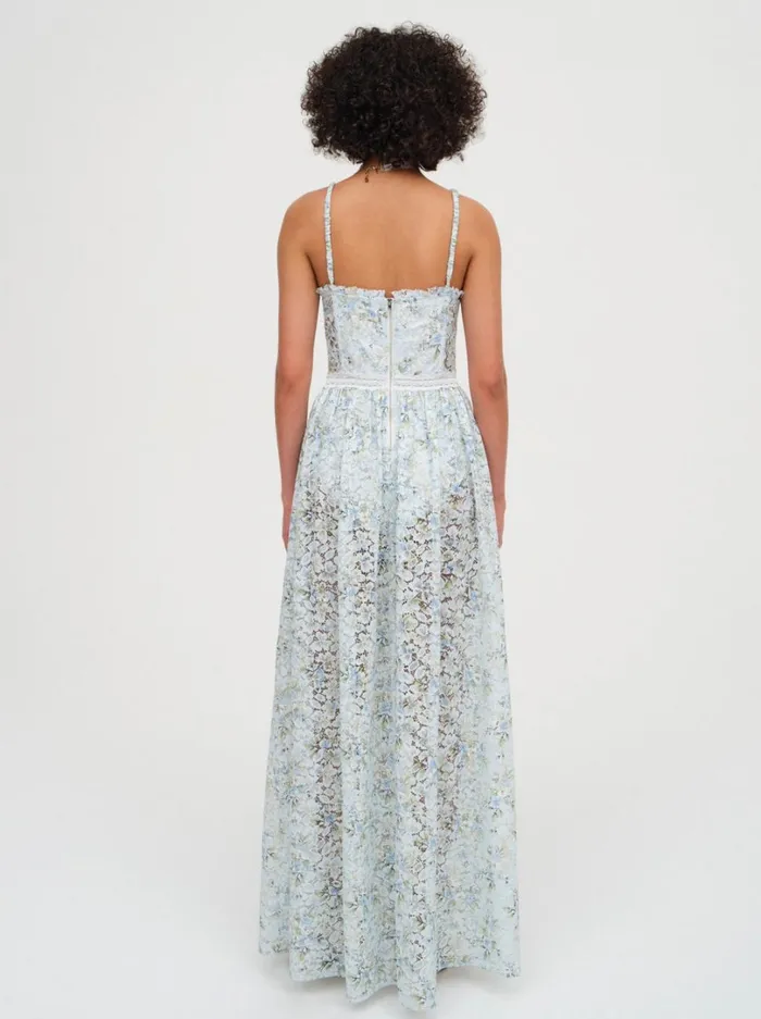 Women Cecelia Lace Maxi Dress Blue For Love and Lemons Dresses Women Cecelia Lace Maxi Dress Blue For Love and Lemons Dresses