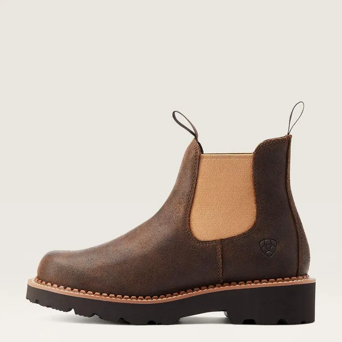 Women Chelsea Boots Ariat Fatbaby Chelsea Western Boot Worn Hickory