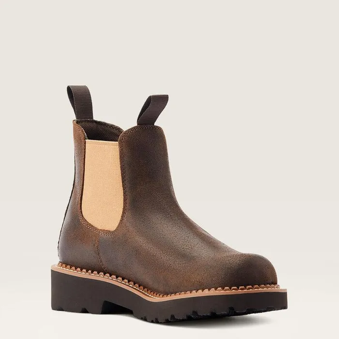 Women Chelsea Boots Ariat Fatbaby Chelsea Western Boot Worn Hickory