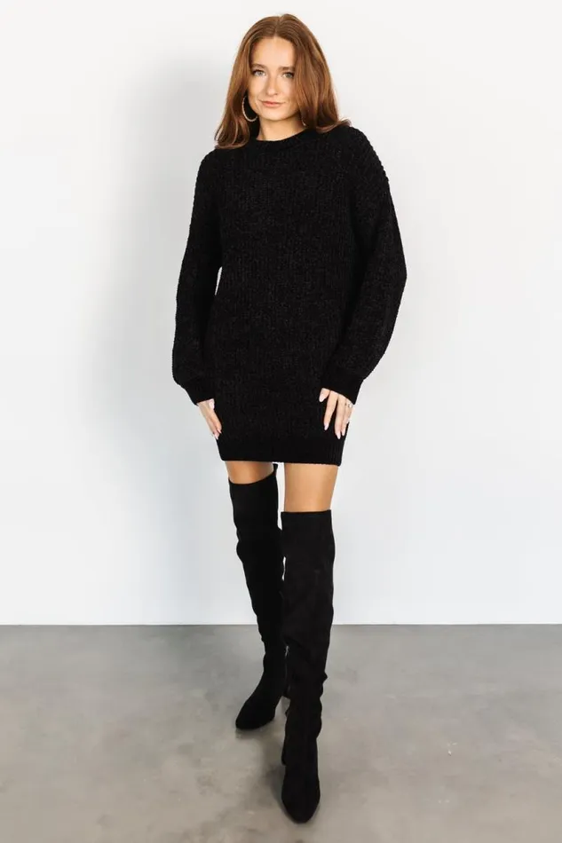 Women Christa Sweater Dress Black Baltic Born Short Dresses