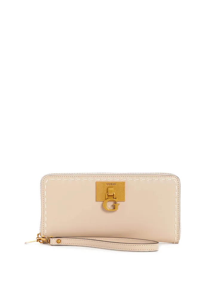 Women Clutches GUESS Beige Stephi Large Wallet