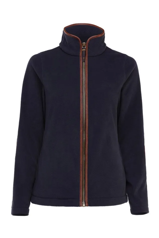 Women Country Fleece Jacket Ink Navy Holland Cooper Jackets