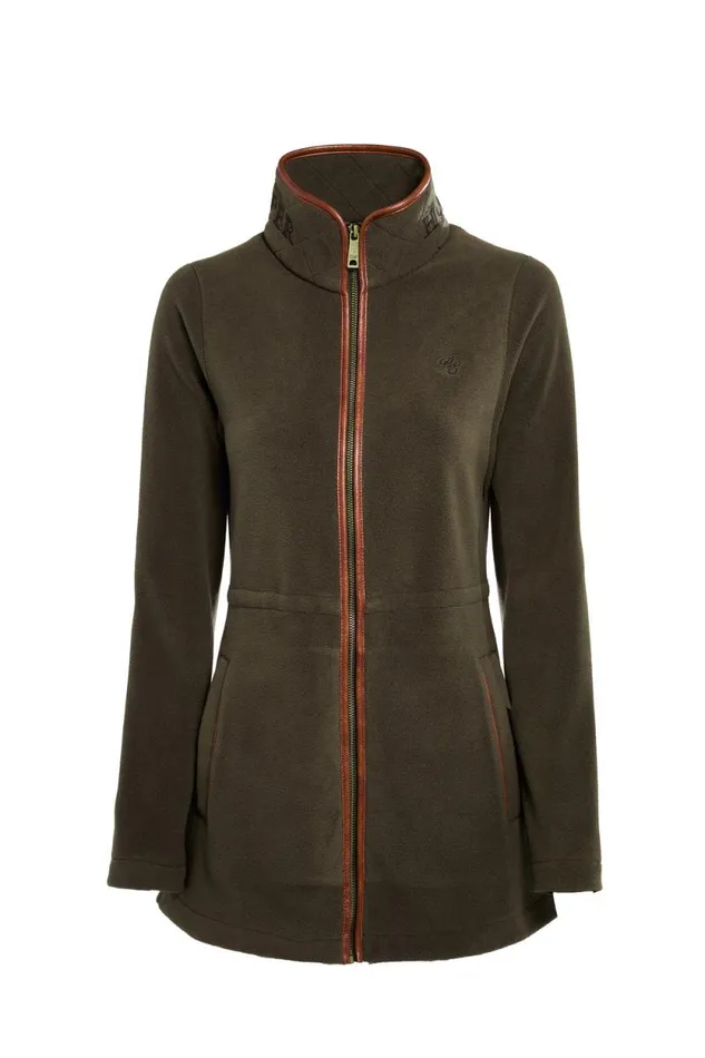 Women Country Longline Fleece Khaki Holland Cooper Fleeces