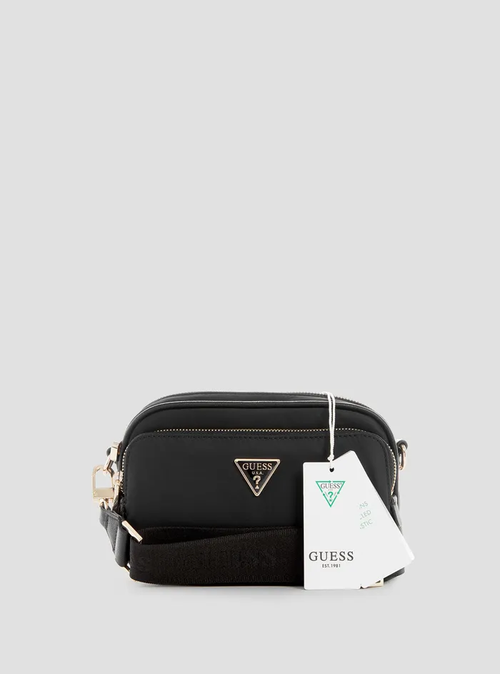 Women Crossbody GUESS Eco Black Gemma Crossbody Bag Women Crossbody GUESS Eco Black Gemma Crossbody Bag