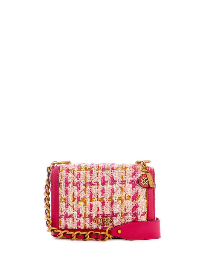 Women Crossbody GUESS Hot Pink Abey Crossbody Bag
