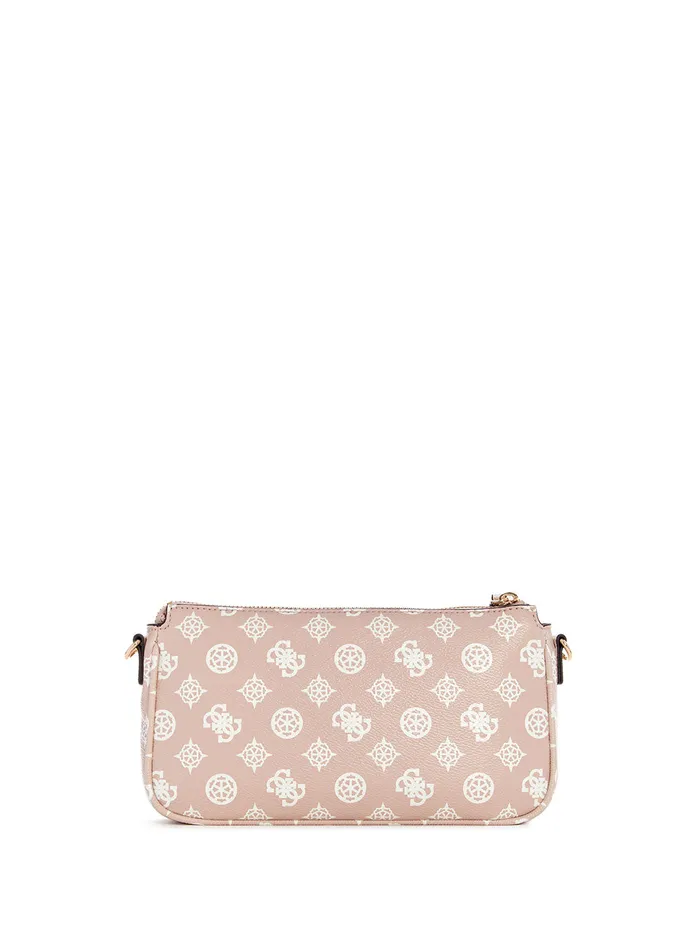 Women Crossbody GUESS Rose Logo Noelle Double Crossbody Bag Women Crossbody GUESS Rose Logo Noelle Double Crossbody Bag