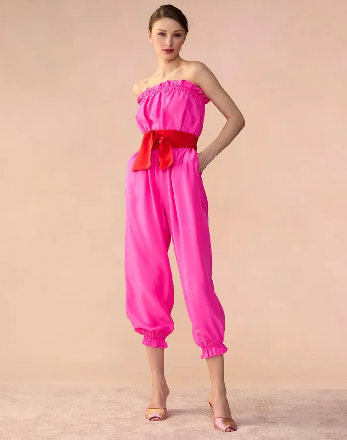 Women Cynthia Rowley Bottoms Cassis Jumpsuit Pnkrd