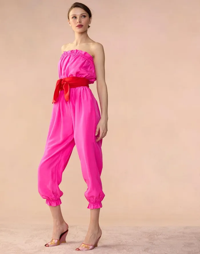 Women Cynthia Rowley Bottoms Cassis Jumpsuit Pnkrd