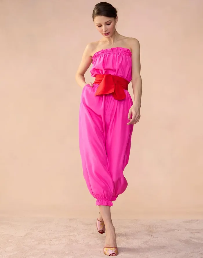 Women Cynthia Rowley Bottoms Cassis Jumpsuit Pnkrd
