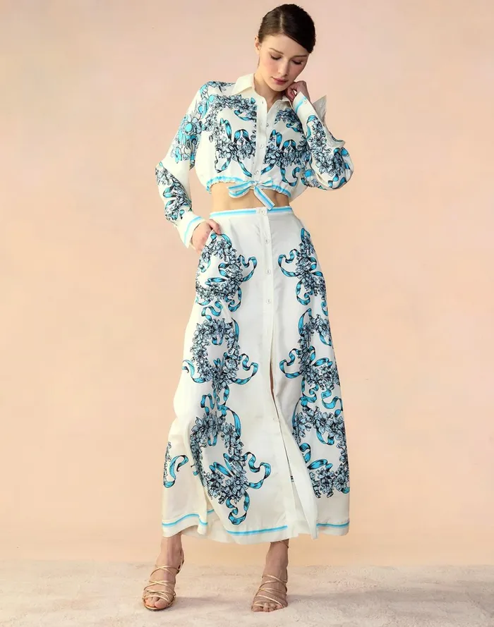 Women Cynthia Rowley Bottoms Marseille Skirt Wtblu