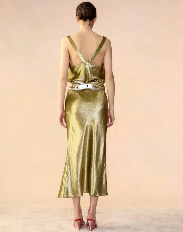 Women Cynthia Rowley Bottoms Shimmering Siren Skirt Green