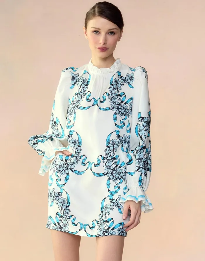 Women Cynthia Rowley Dresses Marseille Shift Dress Wtblu Women Cynthia Rowley Dresses Marseille Shift Dress Wtblu