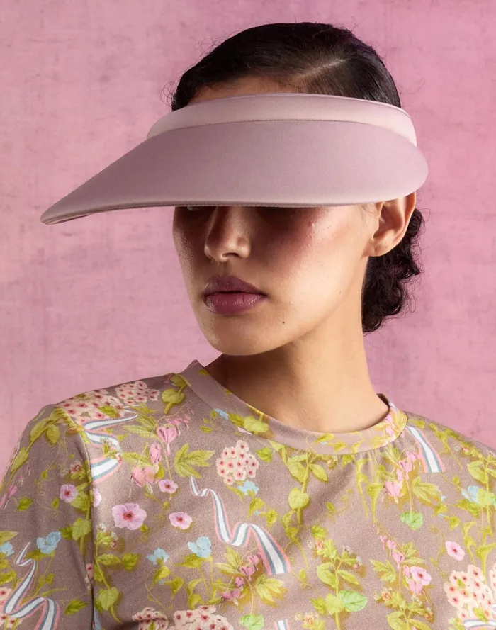 Women Cynthia Rowley Swim Bonded Visor Camel Women Cynthia Rowley Swim Bonded Visor Camel