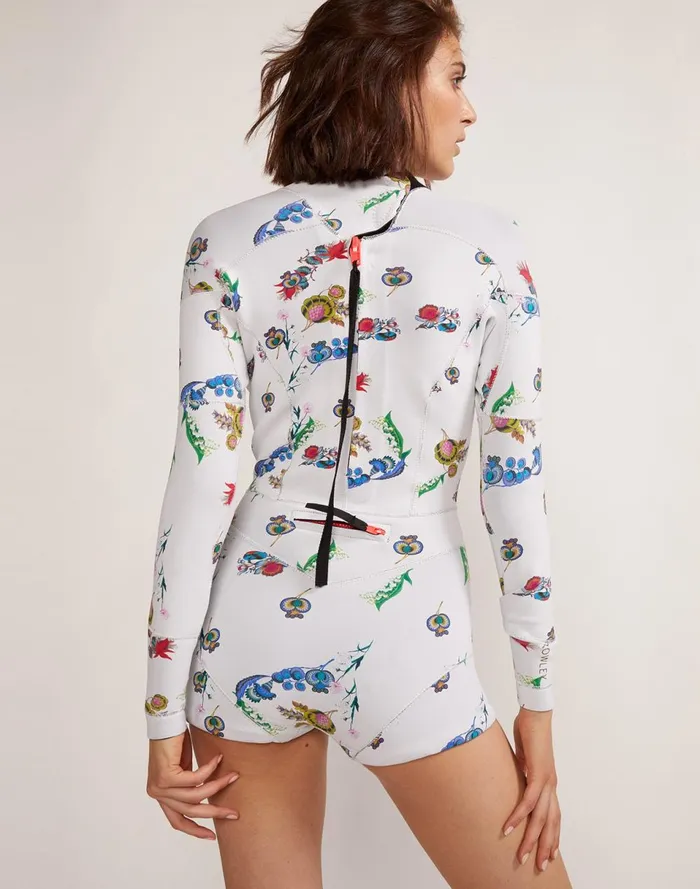 Women Cynthia Rowley Swim Garden Floral High Tide Wetsuit Whtbq Women Cynthia Rowley Swim Garden Floral High Tide Wetsuit Whtbq