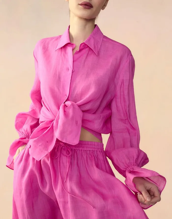 Women Cynthia Rowley Tops Baleira Blouse Htpnk Women Cynthia Rowley Tops Baleira Blouse Htpnk