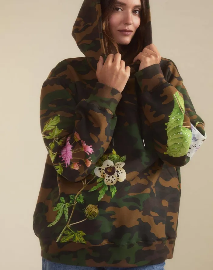 Women Cynthia Rowley Tops In Plain Sight Hoodie Grncam Women Cynthia Rowley Tops In Plain Sight Hoodie Grncam