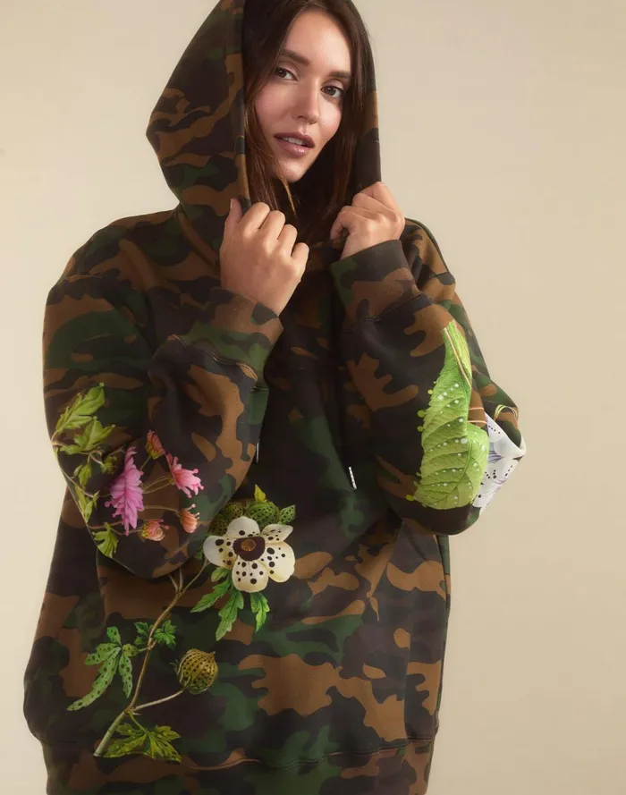 Women Cynthia Rowley Tops In Plain Sight Hoodie Grncam Women Cynthia Rowley Tops In Plain Sight Hoodie Grncam