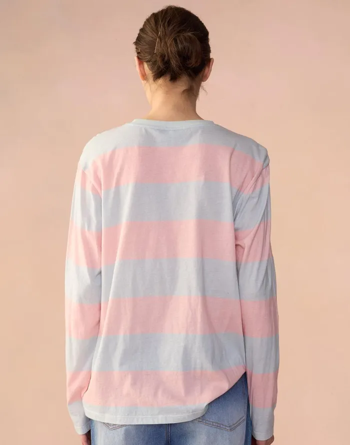 Women Cynthia Rowley Tops Long Sleeve Everyday Tee Pink Women Cynthia Rowley Tops Long Sleeve Everyday Tee Pink