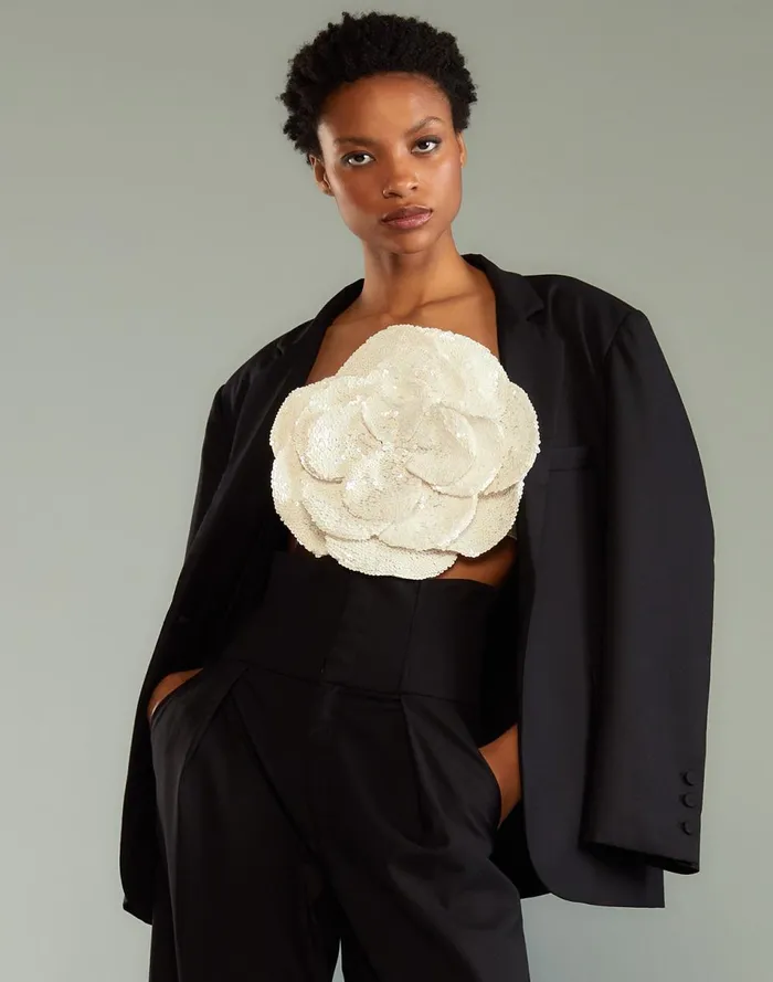Women Cynthia Rowley Tops Wool Oversized Blazer Black Women Cynthia Rowley Tops Wool Oversized Blazer Black