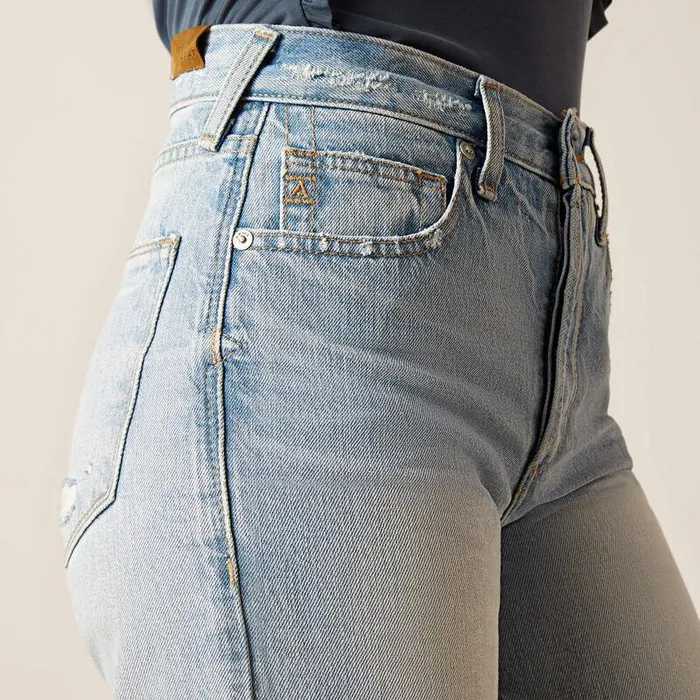 Women Denim Ariat Ultra High Rise Tomboy Straight Jean Mykonos Women Denim Ariat Ultra High Rise Tomboy Straight Jean Mykonos