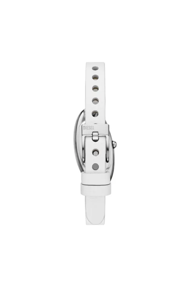 Women Diesel Caps Hats and Scarves DZ5613 WATCH White