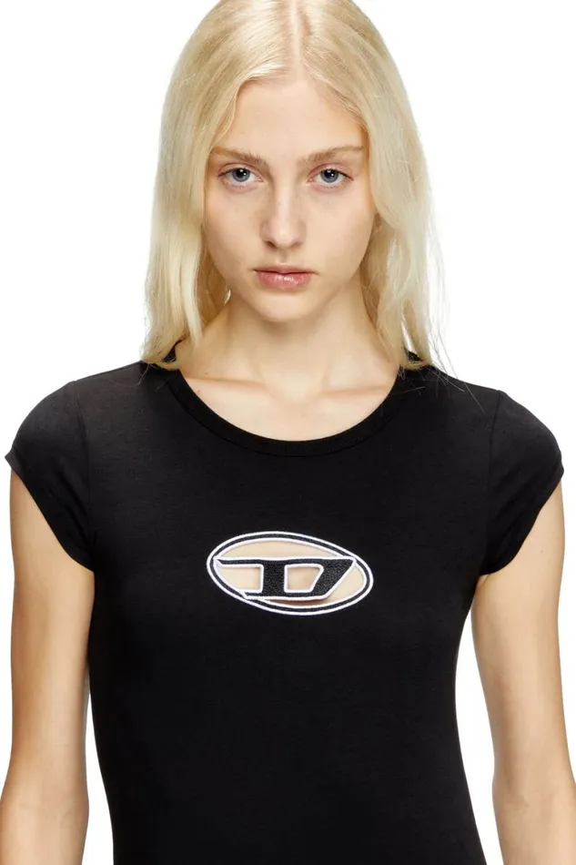 Women Diesel Dresses DANGIEL Blackwhite Women Diesel Dresses DANGIEL Blackwhite