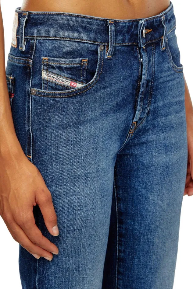 Women Diesel Jeans Regular Jeans 1989 DMine 09I28 Dark Blue