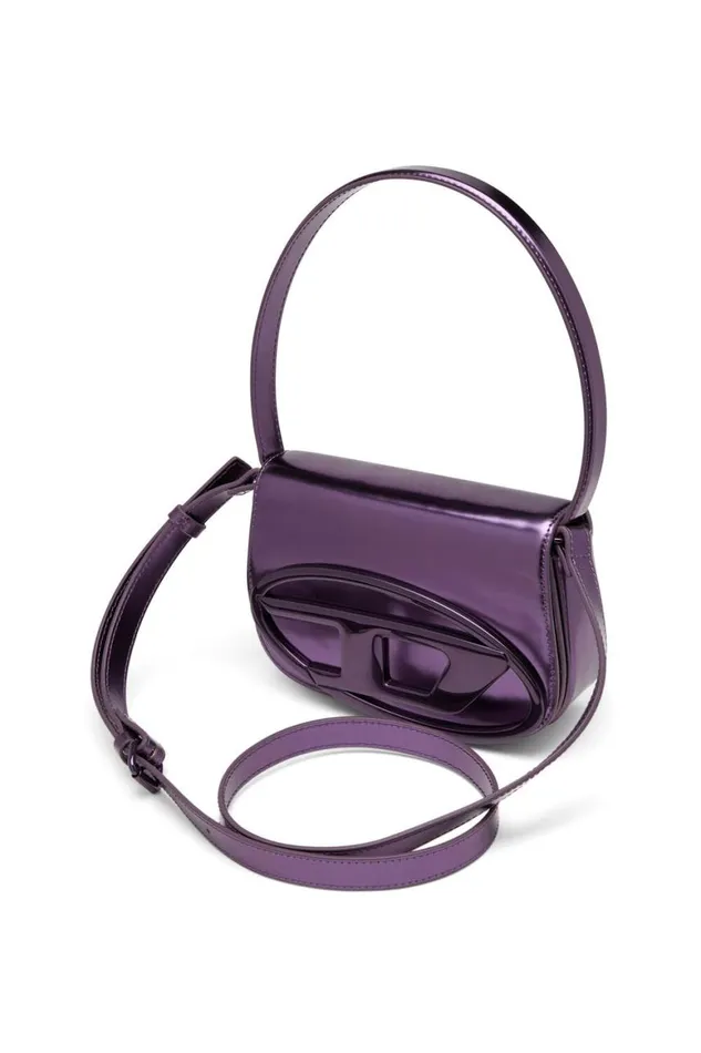 Women Diesel Shoulder Bags 1DR Dark Violet Women Diesel Shoulder Bags 1DR Dark Violet