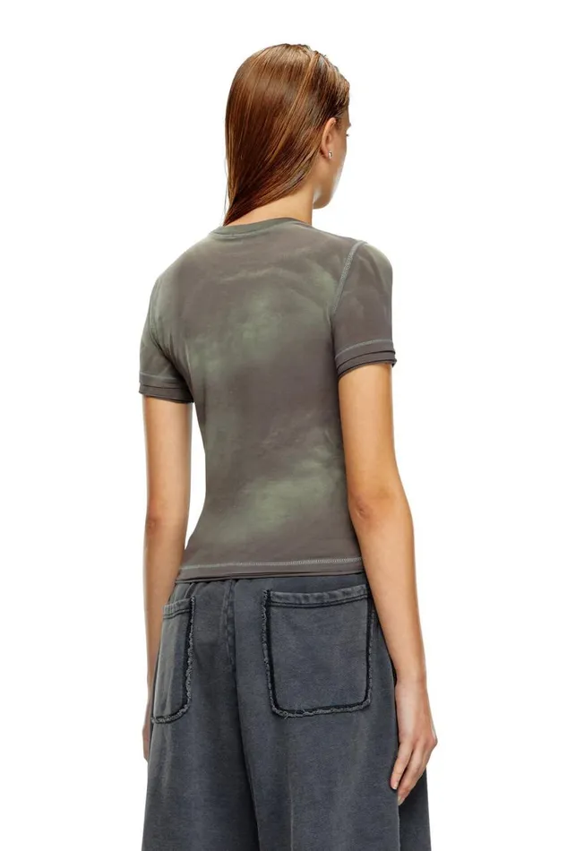 Women Diesel TShirts and Tops TUNCUT Green Women Diesel TShirts and Tops TUNCUT Green