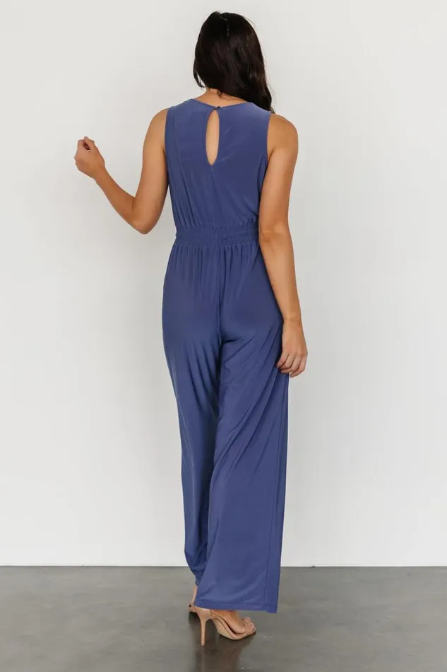 Women Dylan Jumpsuit French Blue Baltic Born Jumpsuits and Rompers