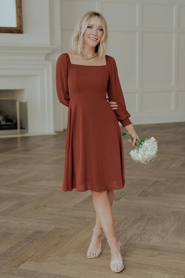 Women Elise Short Dress Cinnamon Baltic Born Short Dresses Women Elise Short Dress Cinnamon Baltic Born Short Dresses
