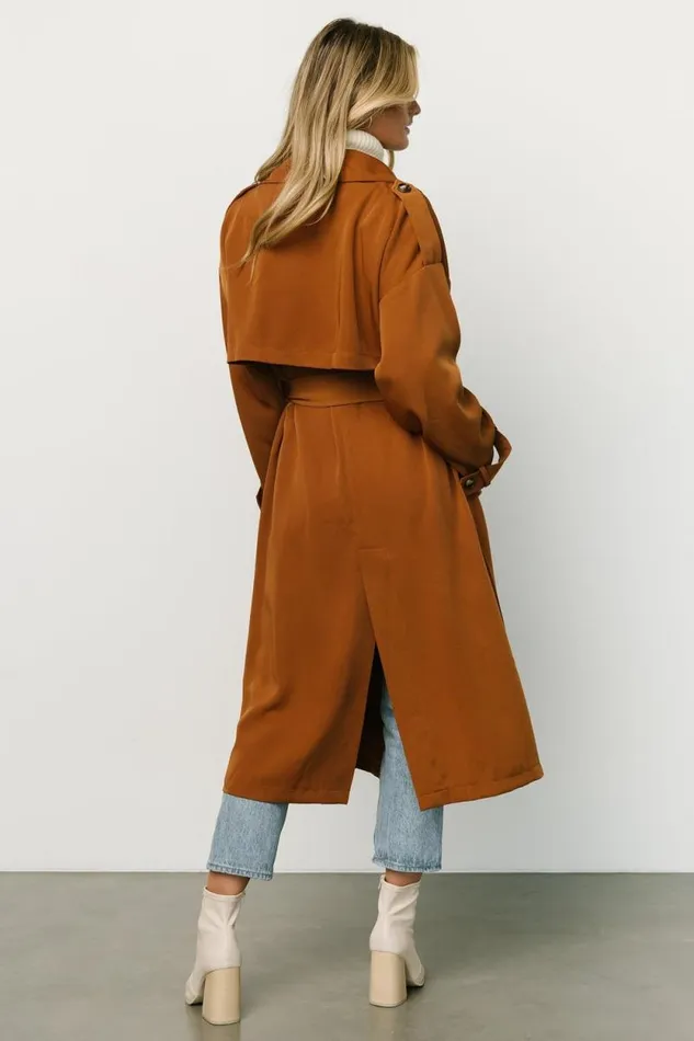 Women Escalante Trench Coat Camel Baltic Born Outerwear Women Escalante Trench Coat Camel Baltic Born Outerwear