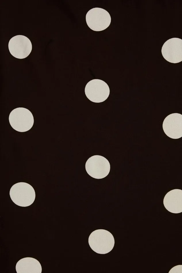Women Faithfull The Brand Dresses Esperanza Maxi Dress Veia Polka Dot Chocolate