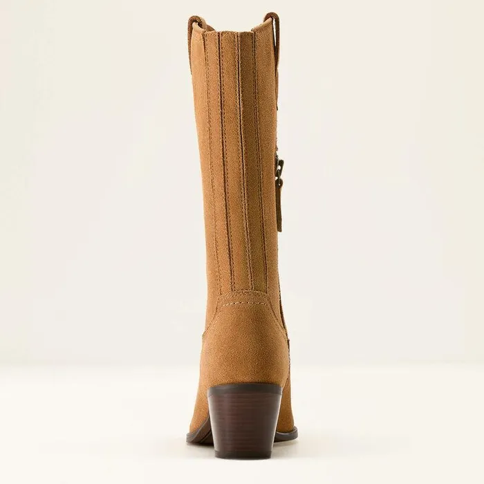 Women Fashion Boots Ariat Addison Boot Carmel Suede