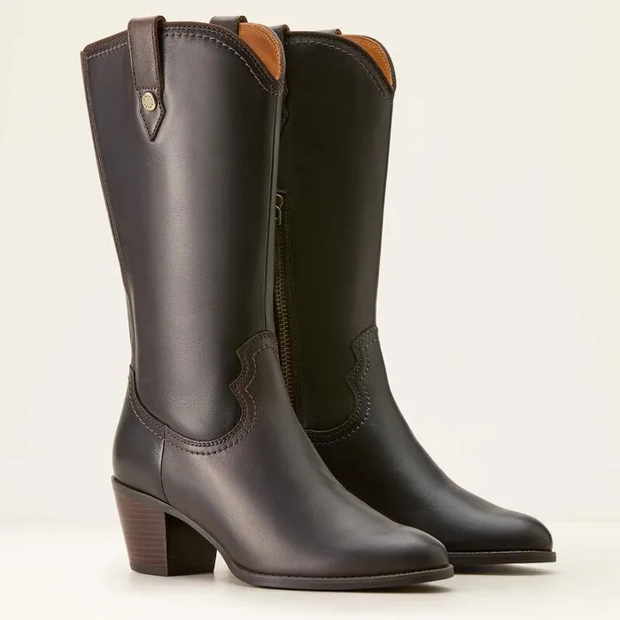 Women Fashion Boots Ariat Addison Boot Chocolate Truffle