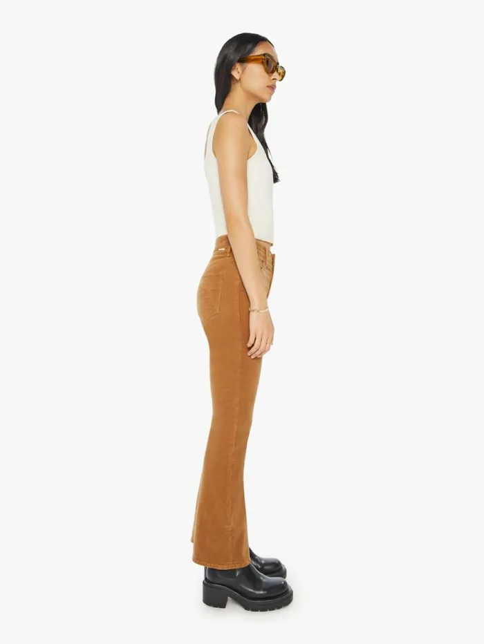 Women Flare Mother Denim The Weekender Brown