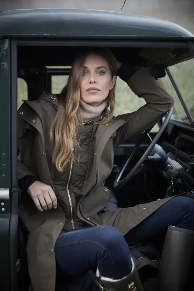 Women Folgate Rain Coat Soft Khaki Holland Cooper Coats Women Folgate Rain Coat Soft Khaki Holland Cooper Coats