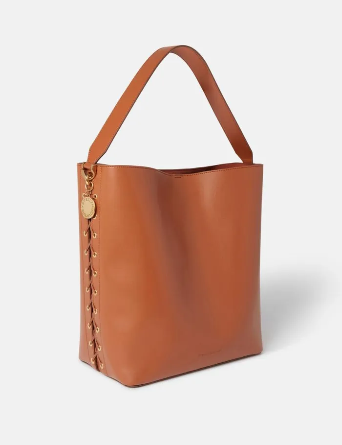 Women Frayme Whipstitch Tote Bag Tan Brown Stella McCartney Tote Bags Women Frayme Whipstitch Tote Bag Tan Brown Stella McCartney Tote Bags