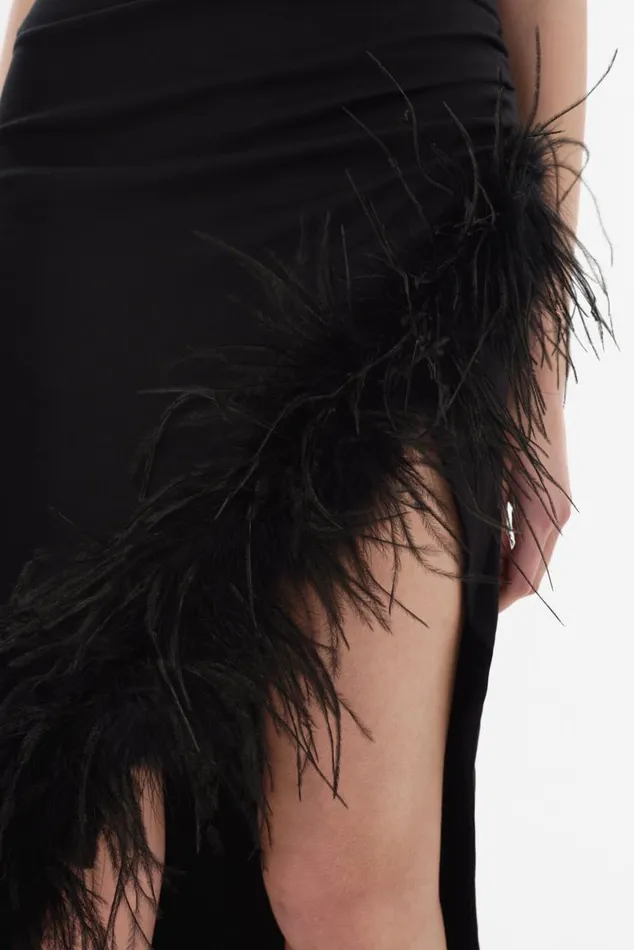 Women FREYA Strapless Midi Dress Black LAMARQUE Dresses Women FREYA Strapless Midi Dress Black LAMARQUE Dresses